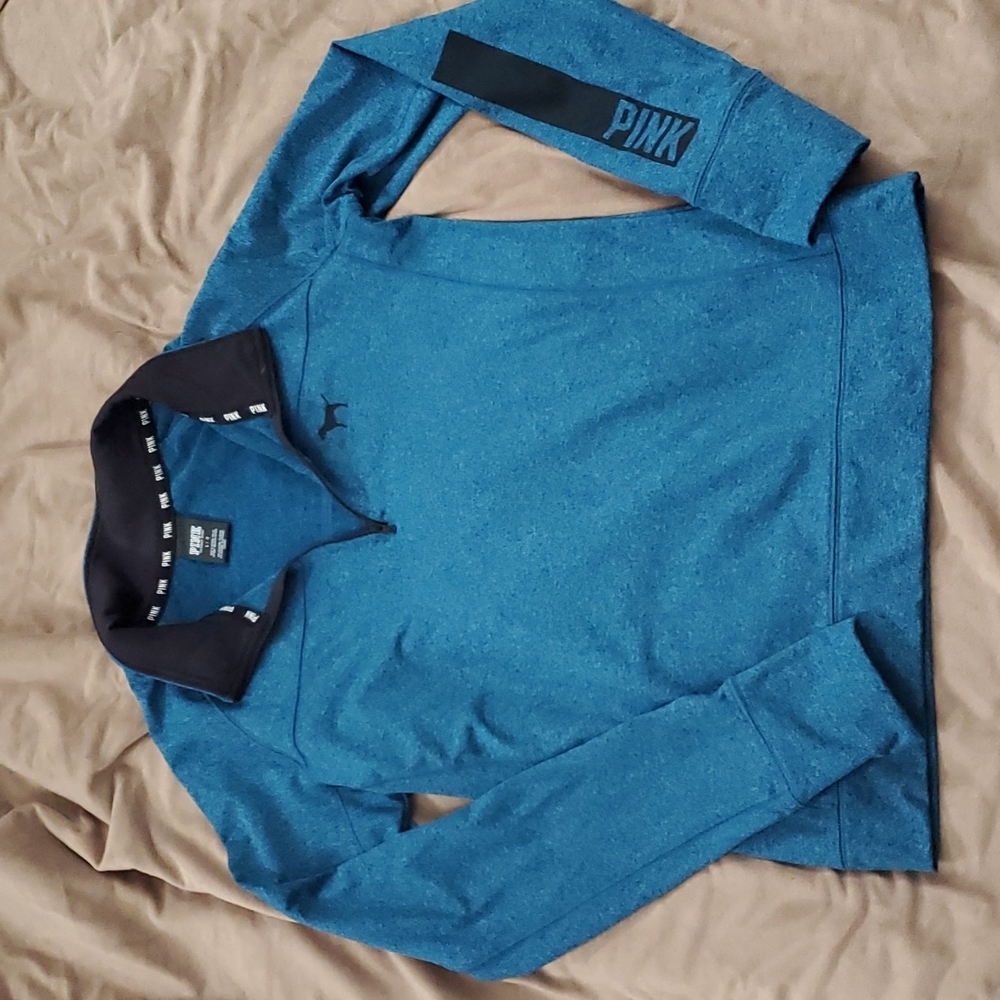 Vs pink half zip